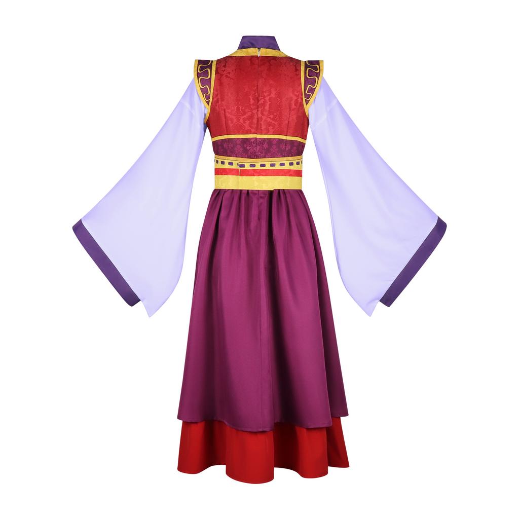 Le costume de jeu de rôle Loulan de l'anime « Le Journal d'une Apothicaire » présente un costume de jeu de rôle de princesse et de concubine Loulan dans