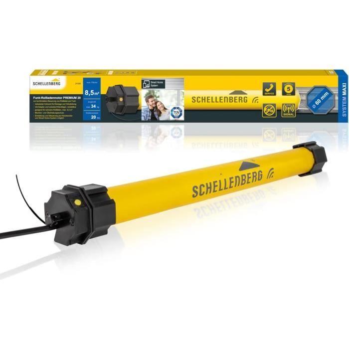 Roller shutter motor - schellenberg - 20 nm - 868.4 mhz - up to 8.5 m² - quiet and maintenance-free
