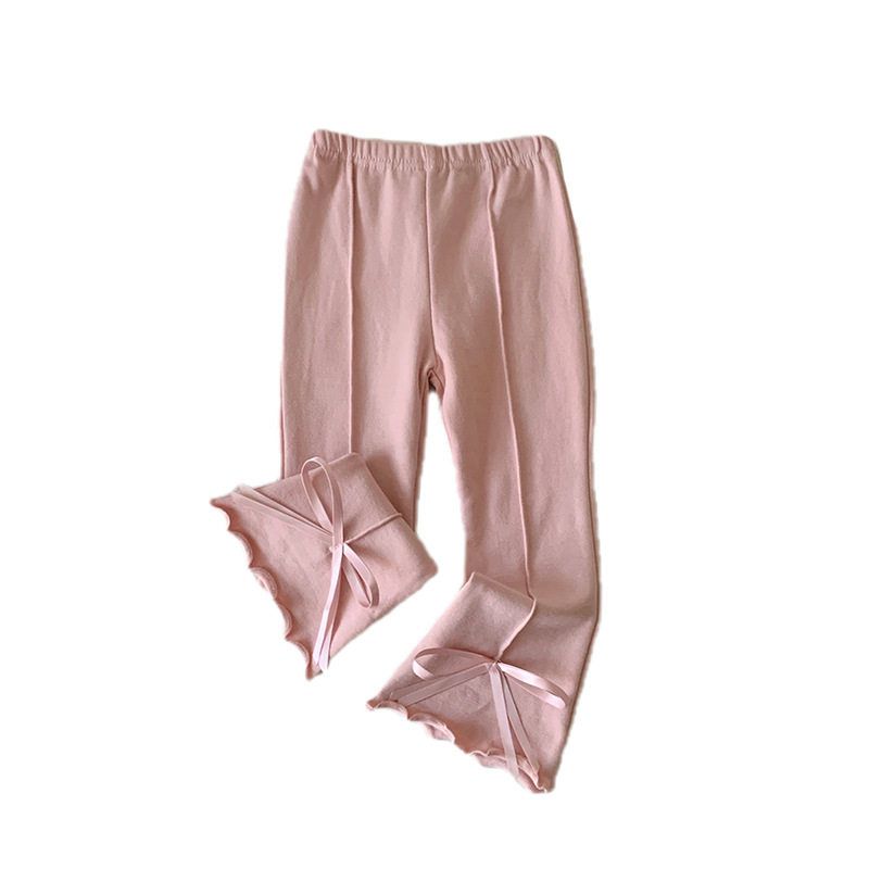 2025 Autumn New Style Knitted Jacket for Young Girls, Stylish Bow Sweater Cardigan with Flared Pants