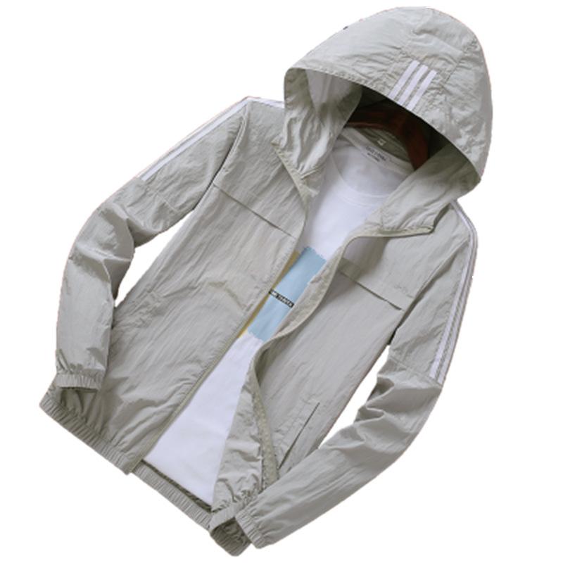 Protezione solare Abbigliamento Uomo Primavera Uomo Pelle Abbigliamento  Casual Giacca Sport Giacca Con Cappuccio acquista in modo economico —  spedizione gratuita, recensioni reali con foto — Joom