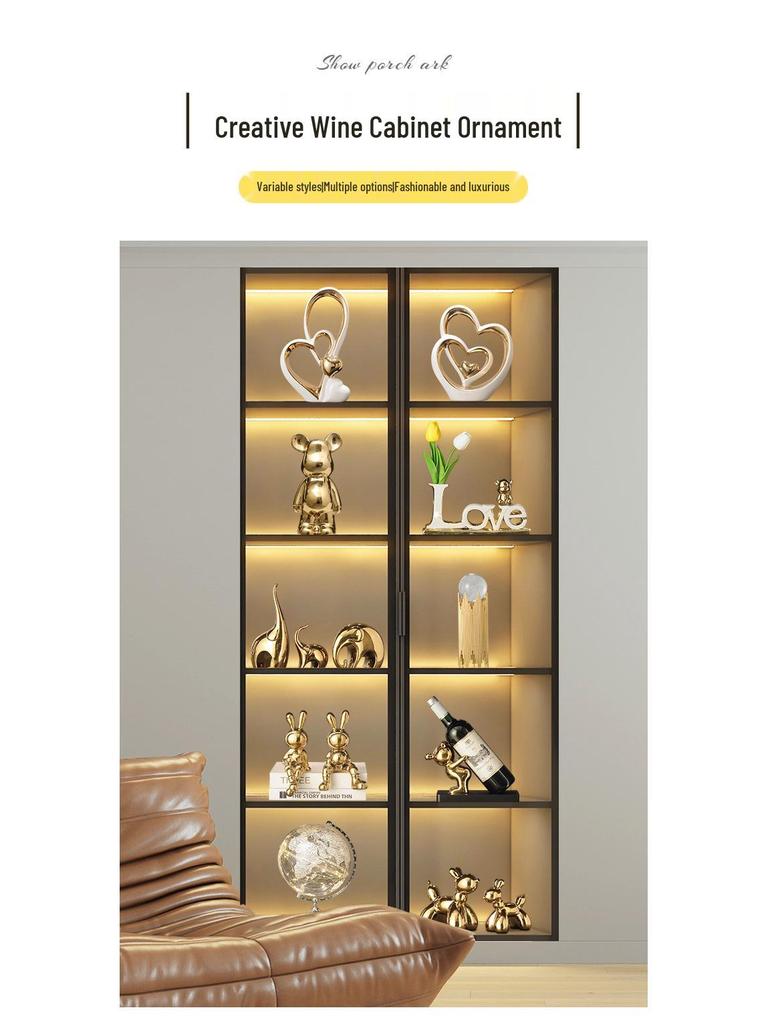 Dekoracja Jelenia Biała Porcelana Dekoracja Domu do Salonu lub Gabloty na Wino