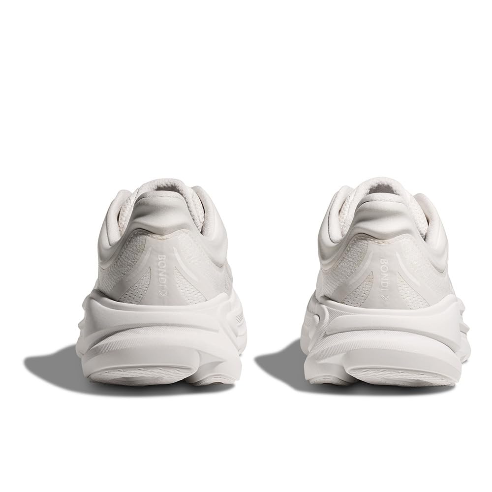 HOKA Bondi Running Jogging Shoes, Shoes, 91162012-WWH (White/Size 24.5/Women's)