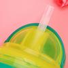 Baby Cup Bottle Straw Water Feeding Portable Handle Training Drinker Accessories (Pink)