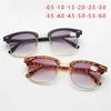 Mens Sun Glasses Unisex Eyeglasses Vintage Half Frame Glasses Frame Women Glasses Myopia Glasses