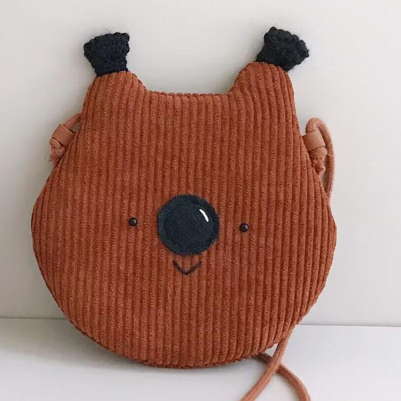 

Милый вельветовый мягкий плюшевый медведь кролик детский кошелек для монет мультяшное животное детская сумка через плечо для девочек сумка-мессенджер мини-сумочка кошелек