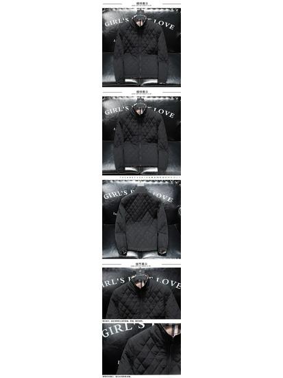 European Winter Men's Black Cotton Jacket - Short, Warm, Trendy, and Solid Color Outerwear