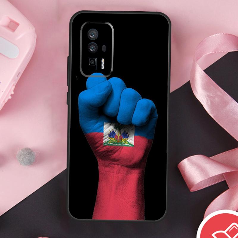 Vintage Haiti Haitian Flag Case For Xiaomi 14 Ultra Mi 15 13 11T 12T 13T 14T Pro POCO X7 Pro X3 X5 X6 F5 F6 F7 Cover
