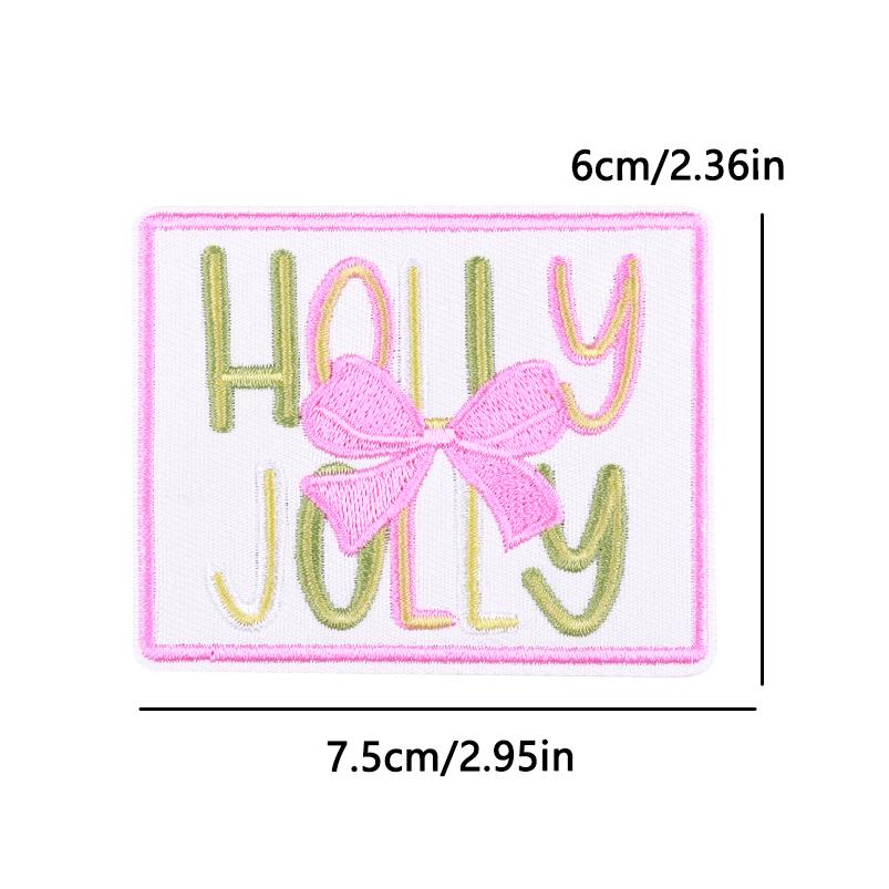 Hats Jeans Sew /Ironing Patch Square Cartoon Letter /Slogan Embroidered Diy Iron On Patches For Clothing Backpack Jackets Badges 