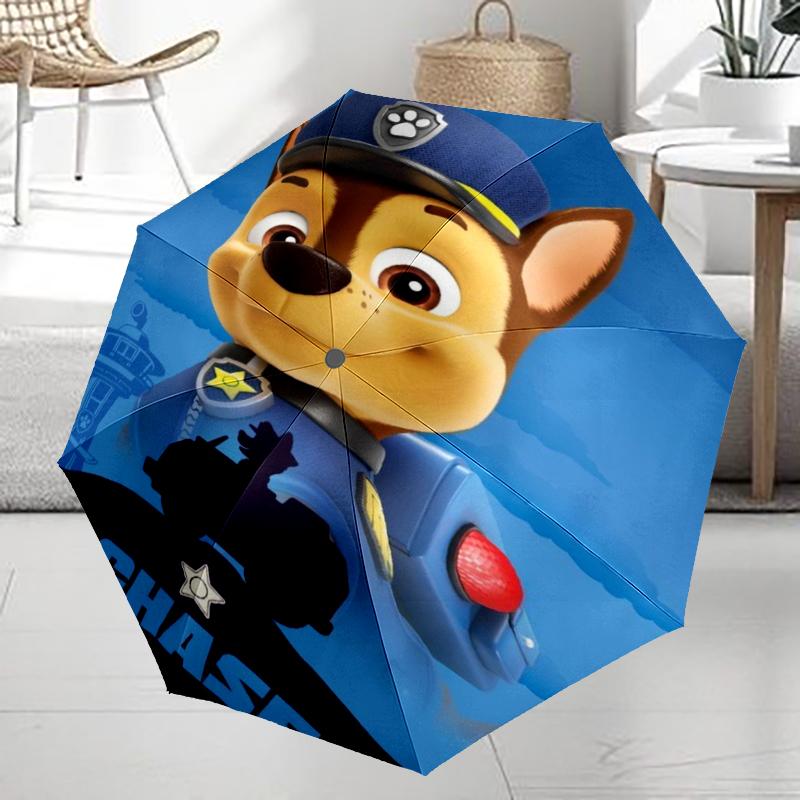 PAW Patrol Theme Automatic Umbrella, Lightweight & Portable, 8 Rib, Perfect for Outdoor Travel, Birthdays, Christmas, Gifts.