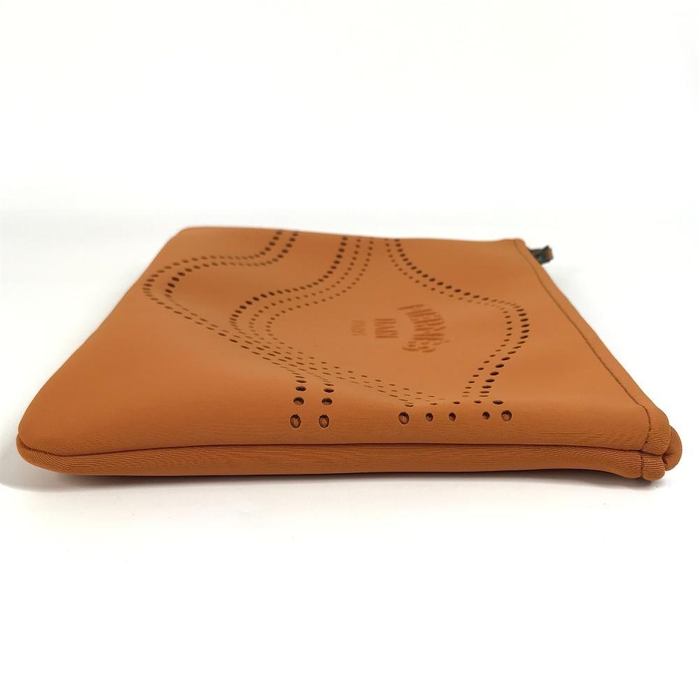 Hermes Neovan MM Clutch Bag Multi Pouch Makeup Pouch Pouch Polyamide Orange