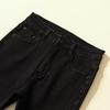 2025 High-Waisted Slimming Elastic Denim Skinny Pencil Pants with Frayed Edges – Trendy Korean Style for Spring and Autumn