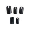 Square Nail Tips Black Fake Nail Glues On Nail Stick On Nail Press On Nail Artificial False Nail for Womens and Girls