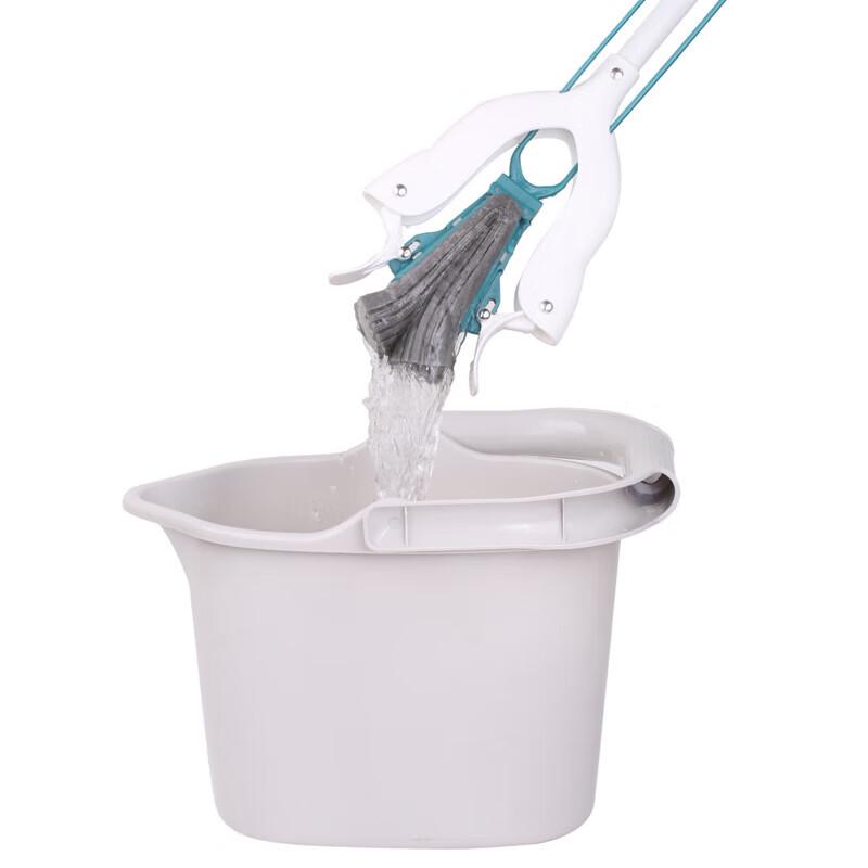 Meiliya Hand-Press Sponge Mop with Bucket and Wringer