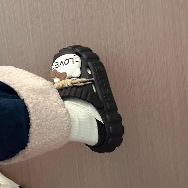 Fashion hole shoes spring and summer new non-slip garden shoes EVA outer wear women's cool slippers thick-soled beach DIY bag