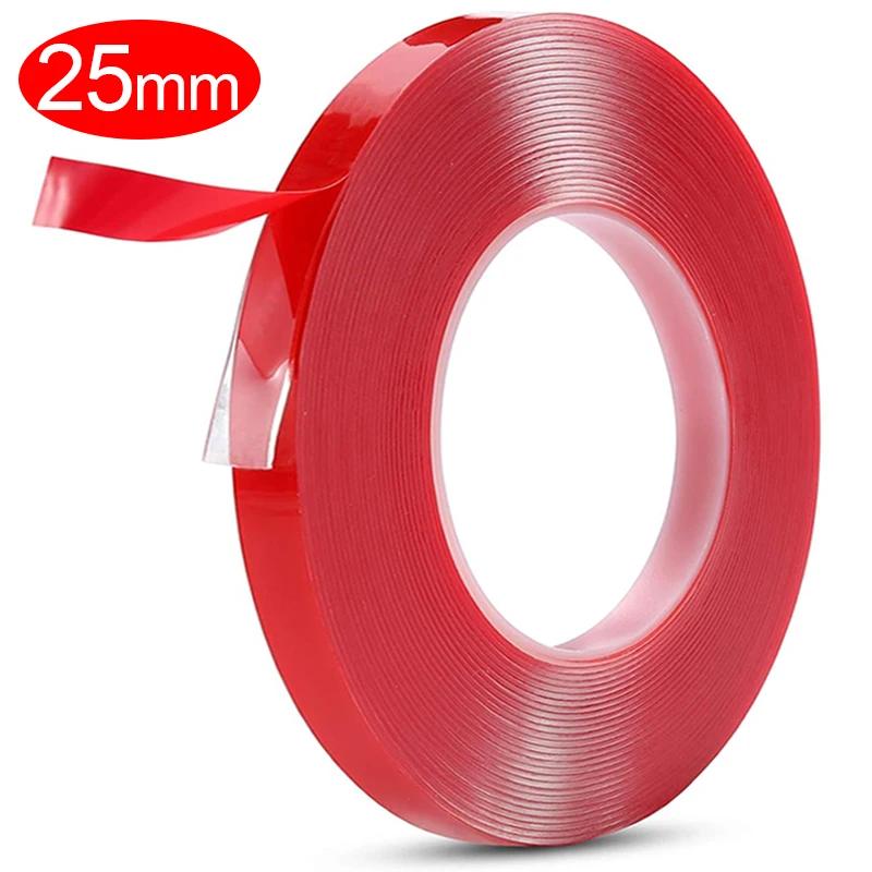 6/3M Ultrastarkes doppelseitiges Klebeband Acrylschaum Transparent Keine Spuren Klebebänder Wiederverwendbare wasserdichte Wandaufkleber
