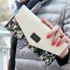 Damen-Geldbörse mit Umschlag, Leder, großes Fassungsvermögen, Kartenhalter, Damen, lange Clutch-Geldbörse, Geldbeutel