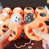 Creepy Pumpkin Pinch Toy 12Pcs Pop-up Ghost Squeeze Toy Stress Relief Head Sensory Halloween Toys Fidget for Party Favors Set