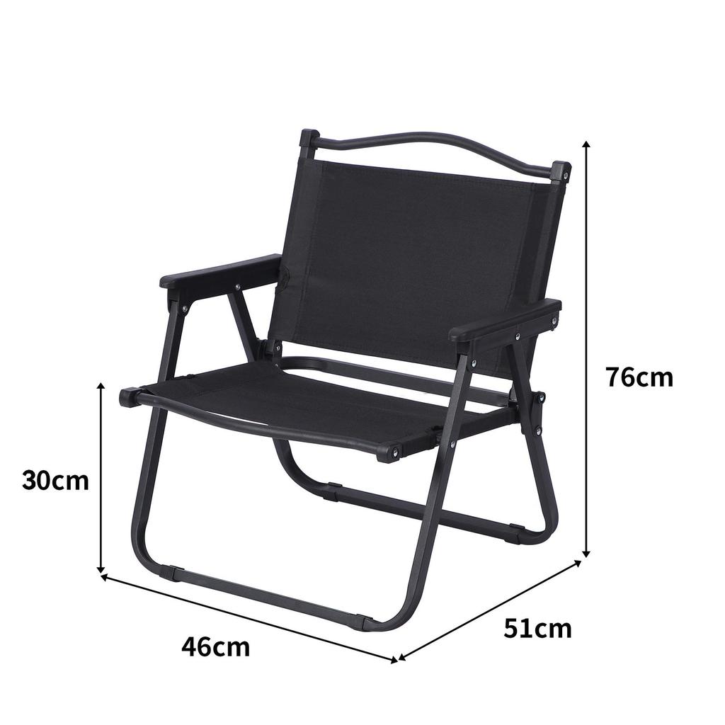 Portable Folding Aluminum Camping Chair and Stool for Outdoors