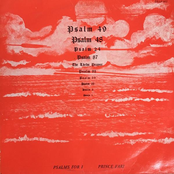 

LP Record PRINCE FAR I Psalms For I CGLP1002 Carib Gems UK Reggae Ska Dub Used