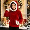 Boys and Girls Christmas Hoodie Long Sleeve Casual Comfortable Sweatshirt for Fall Winter