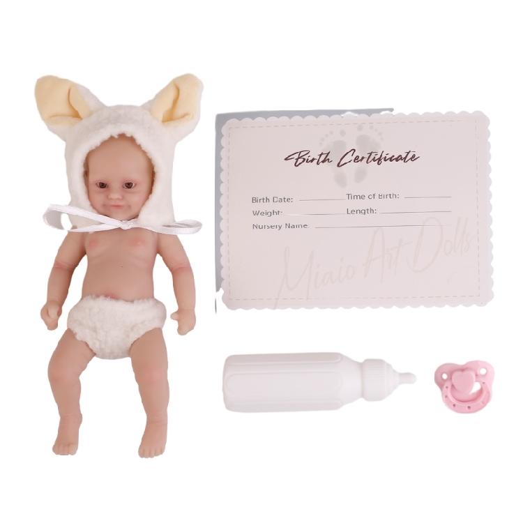 Милая Маленькая Кукла Малыш Мини Кукла Реалистичные Куклы Новорожденные Силиконовые Полностью 1