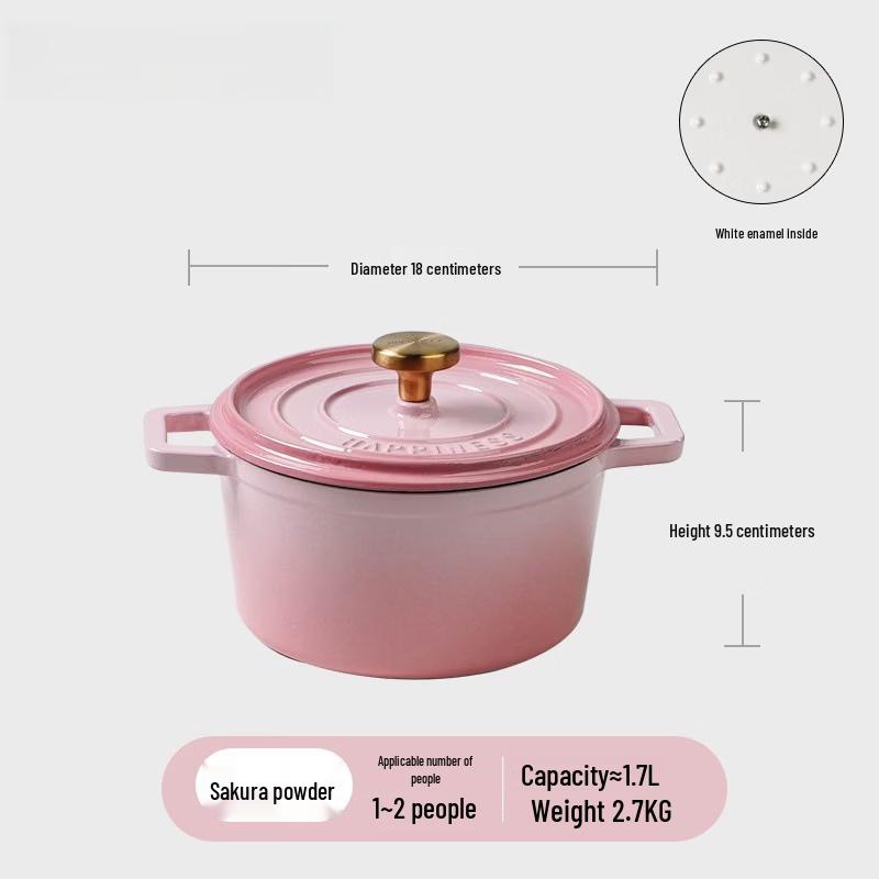 

Эмалированная кастрюля для готовки и тушения ZISIZ