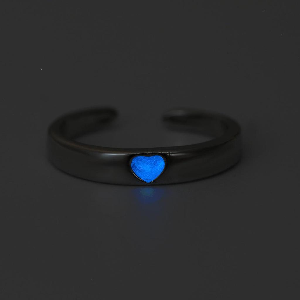Luminous Turtle Heart Magnetic Couple Necklace - Cartoon Glow Valentine's Day Gift for Him & Her