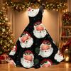 Women's Sexy Off-Shoulder Vintage Christmas Print Dress for Holiday Party