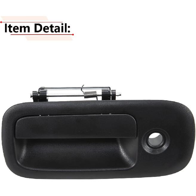 RLB-HILON Front Left Exterior Door Handle Compatible With Chevy Express 1500 2500 3500 4500 Van 1996 To 2009, For GMC Savana 1996 To 2009 Year