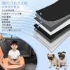 Ebuty Pet Car Seat Cover Rear Seat Car Dog Seat Cover for Large with Visible Mesh Leash Easy Foldable for Dog Car for Small 132x63cm [Seat Hardening,