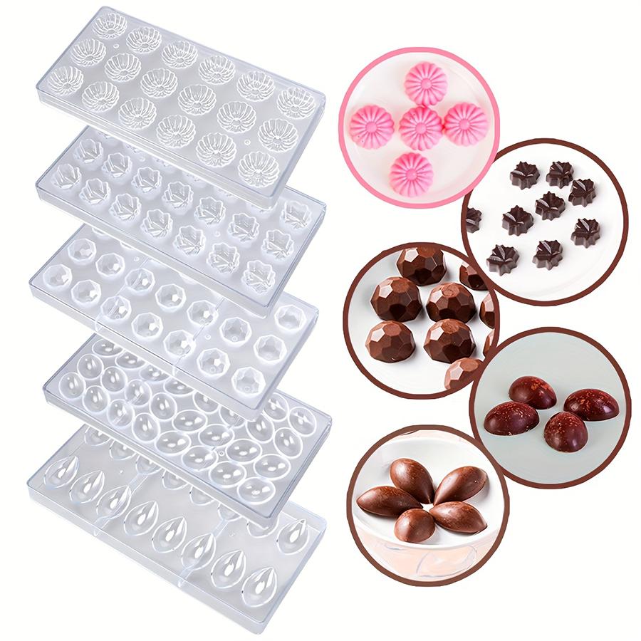 5 Styles Chocolate Mold Kitchen Restaurant Baking Tool for Party Dessert Festival Birthday Gift Handmade DIY Crafts XJM