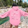 2025 Women's Drawstring Ribbed Long Sleeve Fleece-Lined Hooded Sweatshirt - European Size, In Stock