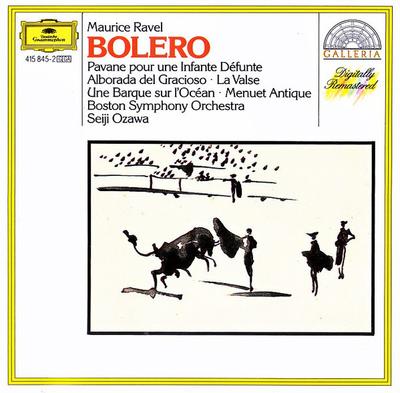 CD RAVEL, OZAWA; BSO - Ravel: Bolero/Pavane/La Valse 4158452 Deutsche Grammo 1987 Germany Classical Used