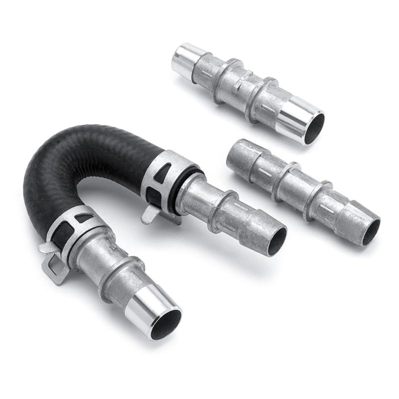 626-001 Aufgerüstetes Aluminium Motorheizungskern Bypass-Kit mit 5/8" 3/4" Schlauch Kompatibel für die gängigsten Heizungsschläuche