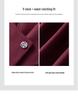 Elegant Woolen Skirted Dress with Waist-Cinch for Autumn/Winter