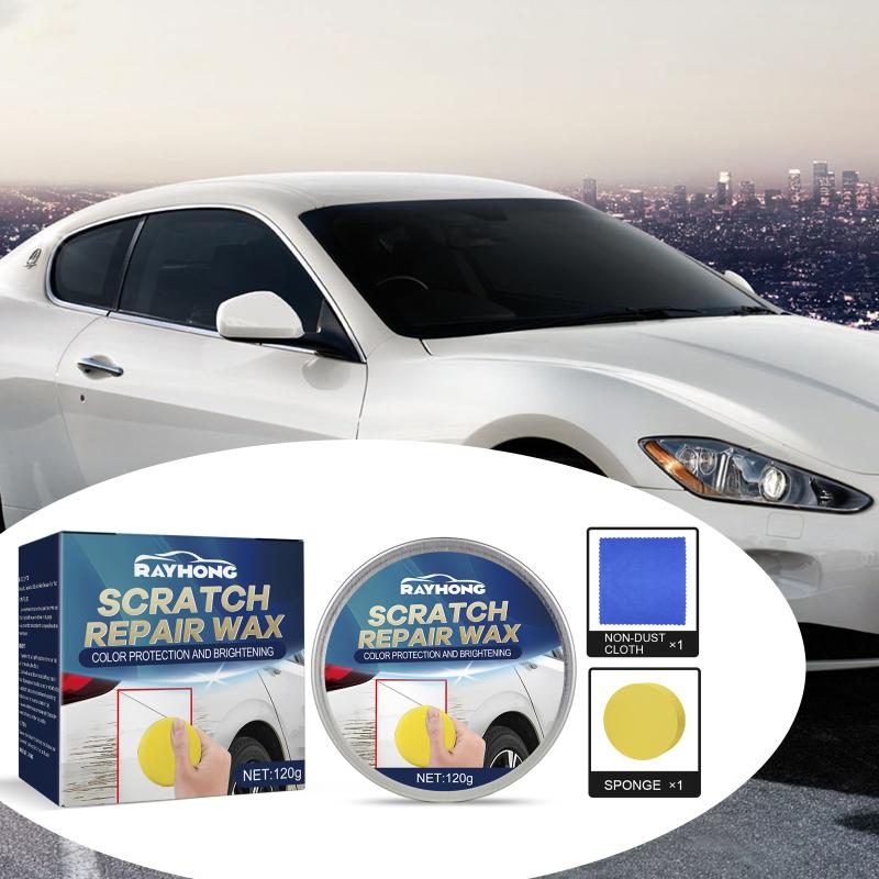

120g Car Wax Crystal Plating Set Hard Glossy Wax Layer Covering Paint Surface Coating Formula Waterproof Film Car Polish one size