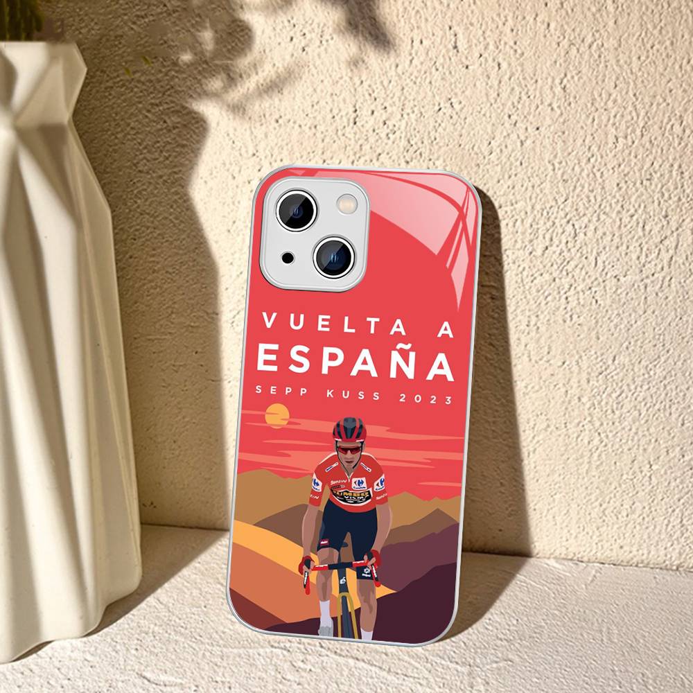 Bicycle Bike Sport Tempered Glass For Iphone 14 13 12 11 Pro Mini XS MAX 14Plus X XS XR Cover