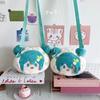 Cartoon Miku Hatsune Plush Backpack Withcute Maruko Head For Daily Commuting