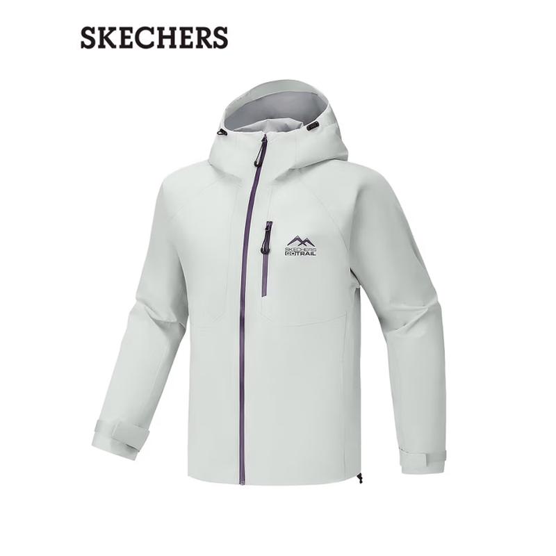 Skechers Unisex Waterproof Hooded Windbreaker Jacket