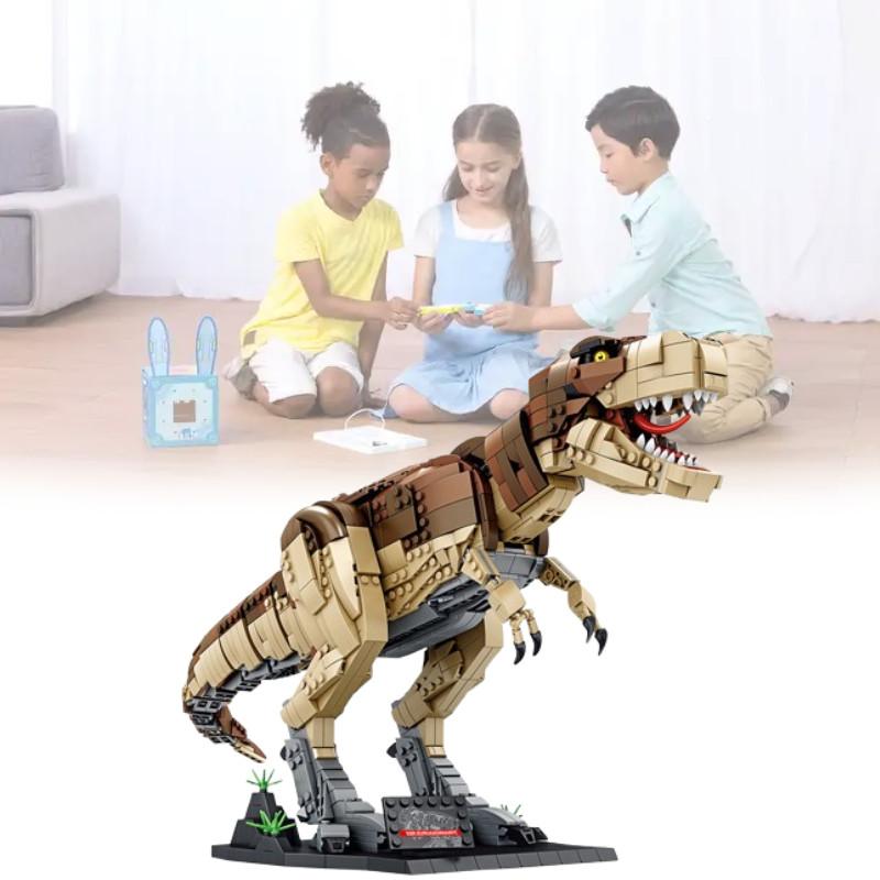 Dinosaur Liberty Imports World Tyrannosaurus Rex Building Block Toy Set Build