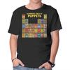 Unisex Crew Neck T-Shirt Elemental Table Of Puppets Graphic Short Sleeve Casual Tee