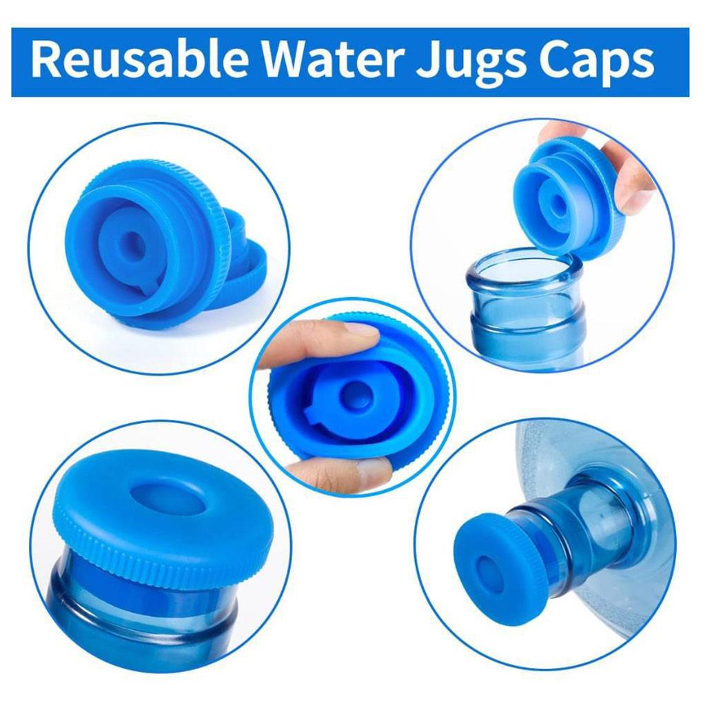 5 Gallon Water Bottle Jug Cap Plastic Reusable Leak-proof Lid Portable Dispenser Replaceable Spare Parts Accessories