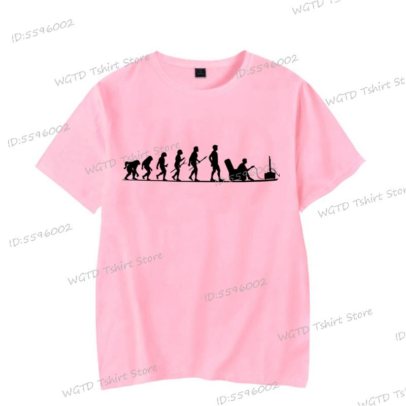 Evolution Gamer T-Shirt Funny Gift for Gamers Video Game T-Shirts for Men Crew Neck Funny Evolution Gamers Summer Tops Clothes