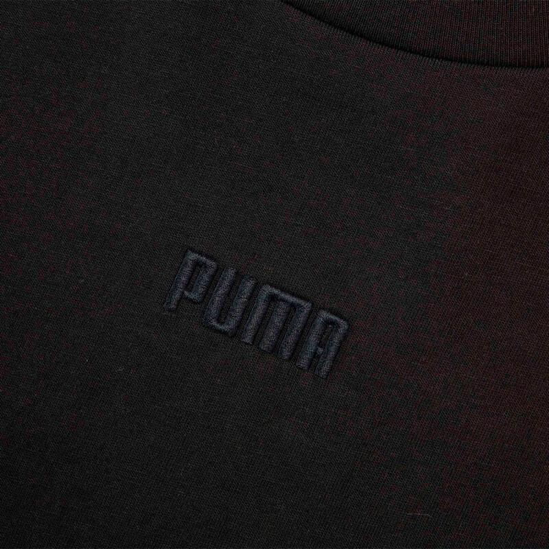 Puma Casual Breathable Versatile Simple Short Sleeve T-Shirt Men Tops Black 690645-01