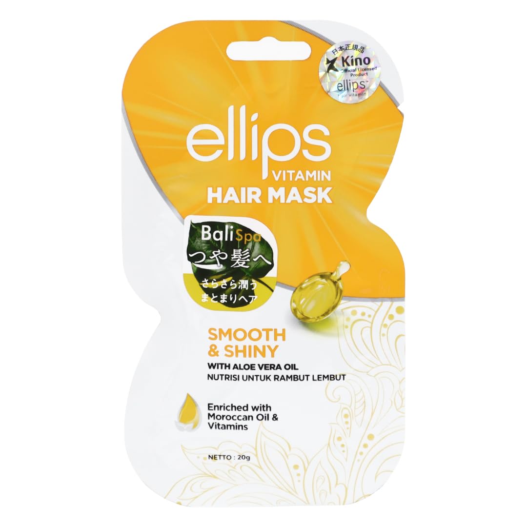 

настоящая маска для волос ellips [японский продукт] (желтый)