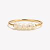 Gold Plated Stainless Steel Freshwater Pearls Rings For Women accesorios para mujer bagues acier inoxydables femmes