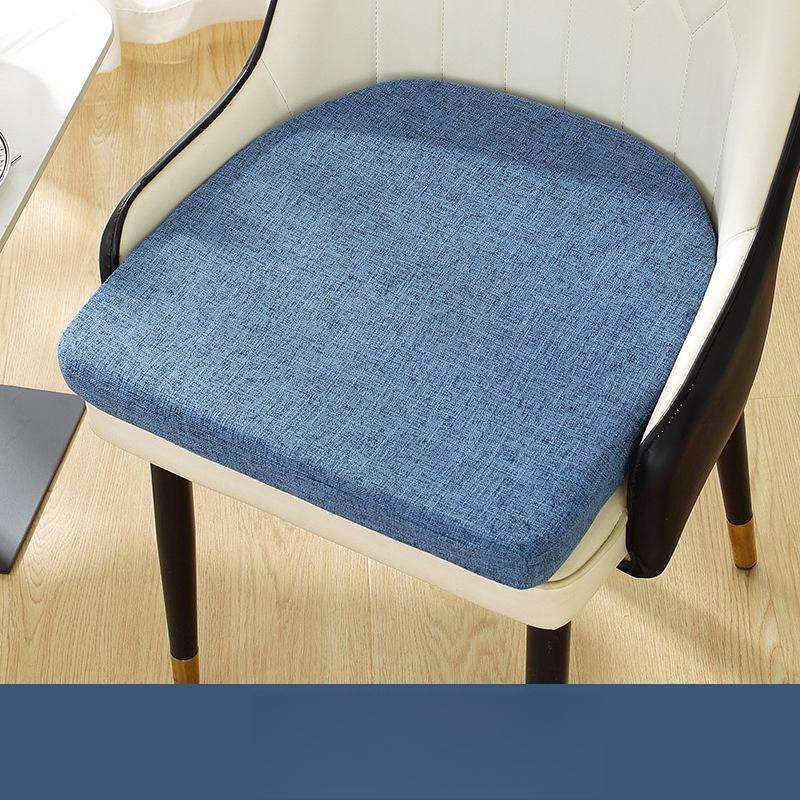

Horseshoe Seat Dining Chair Cushion Imitation Cotton and Linen Four Seasons Sedentary Fart Cushion Restaurant Chair Cushion 45x45cm