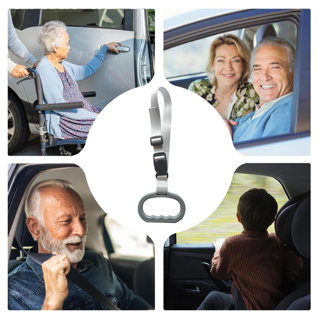 Car Grab Handle for Elderly, Car Aid Handle- Elderly Car Grab Handle Adjustable Portable