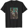 100% Baumwolle Daft Punk T-Shirts Schweres T-Shirt Herren - Schwarz