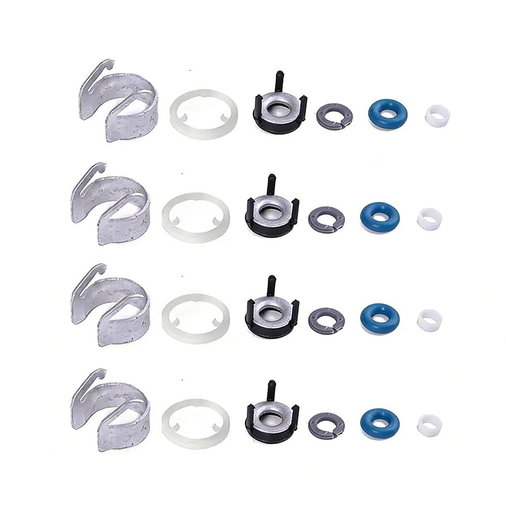 Engine Repair Injector Seal Kit O-ring Gasket As Shown In The Picture Plastic Material Wear-resistant For Beetle